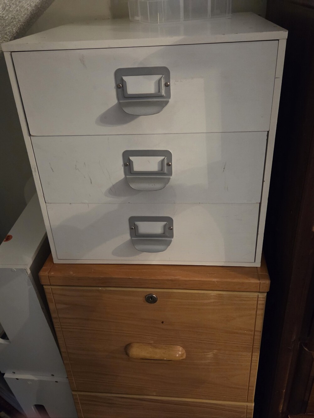 White 3-Drawer Desktop Storage Organizer - Home Storage & Organization